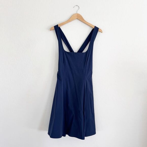 NEW Outdoor Voices Cross Back Exercise Dress in Navy Blue Size XL - Picture 10 of 16